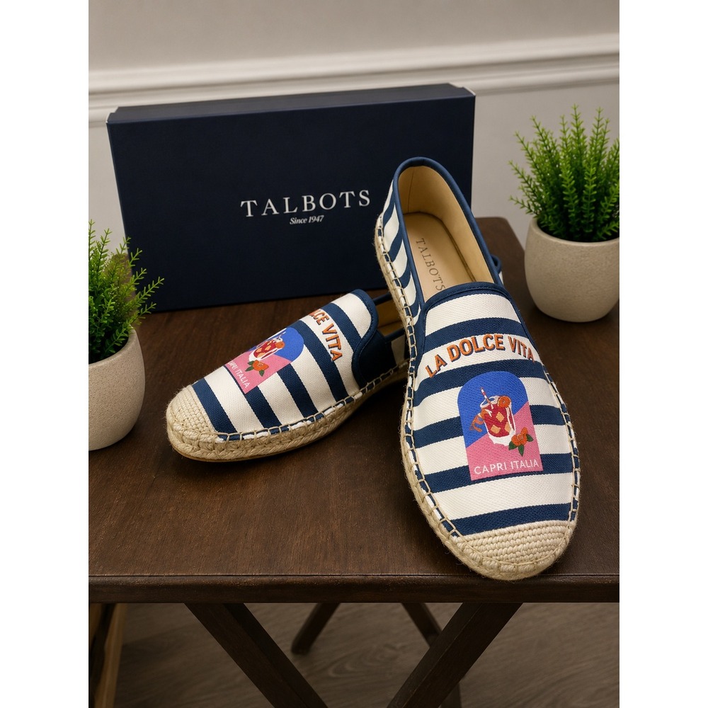Talbots Izzy espadrilles slip on 7M